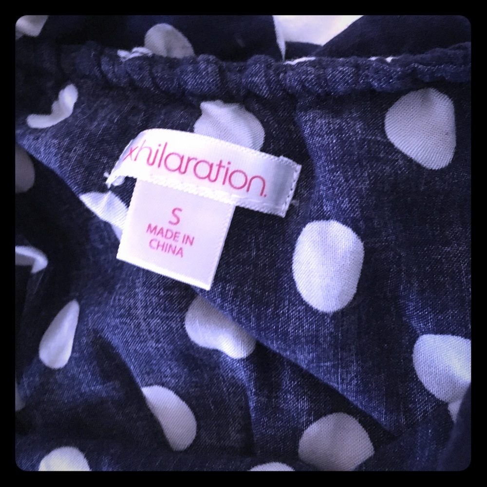 Retro polka dot high low dress sz small - Picture 5 of 5